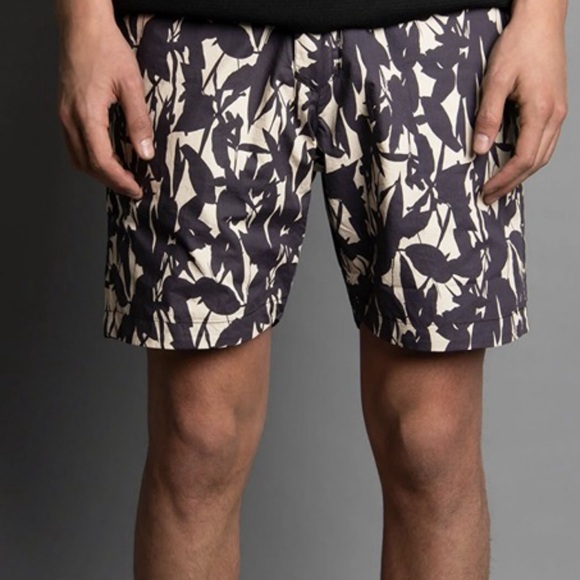 B1-- NWT reversible DESCENDANT OF THIEVES graphite forest men's shorts 30 $150 - Picture 2 of 12